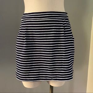 **3 for $20!!** GAP Blue and White Striped Skirt Mini Small Nautical